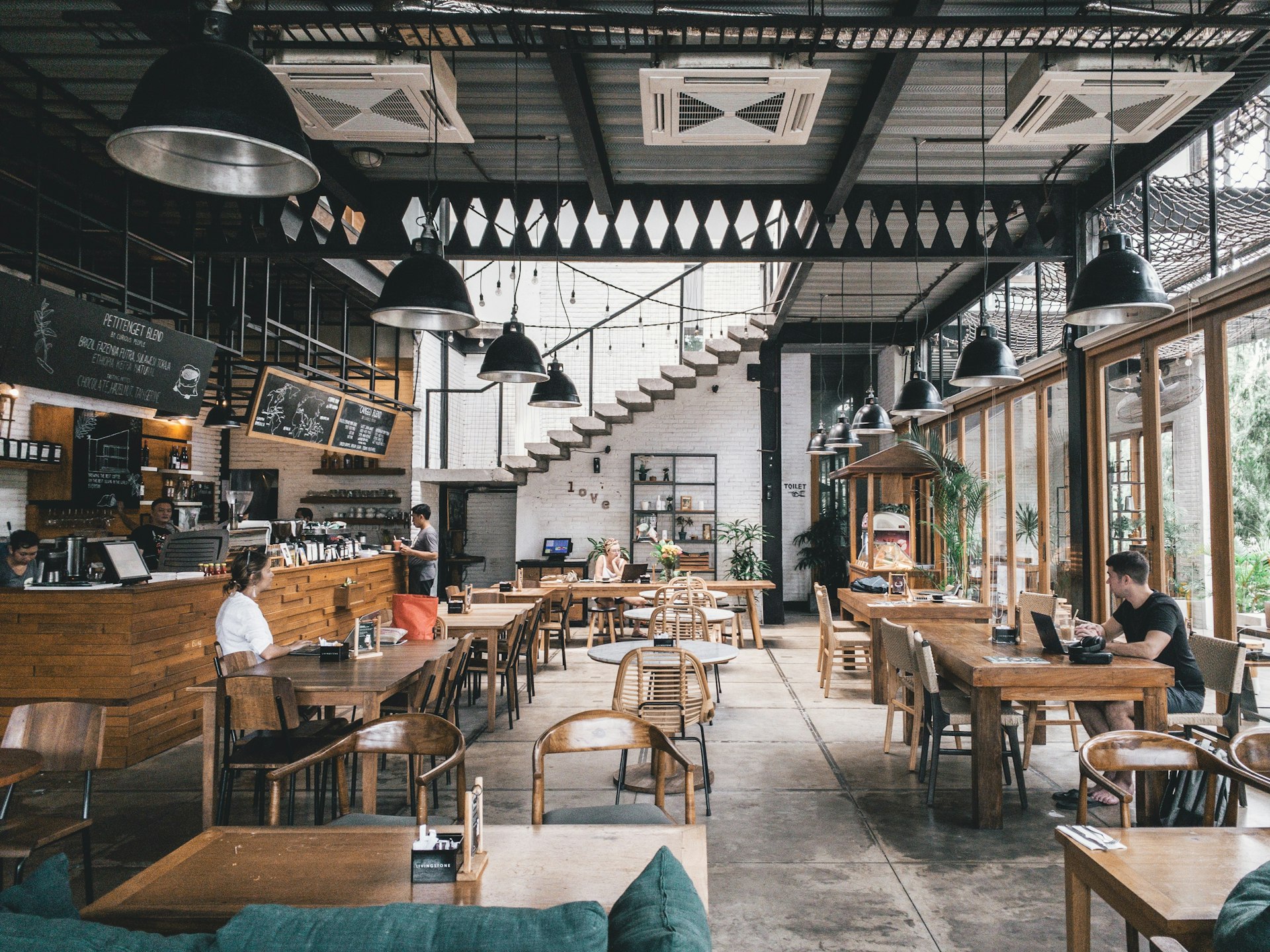 Kafe ve restoran ortamı